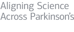 Aligning Science Across Parkinson's Logo Text