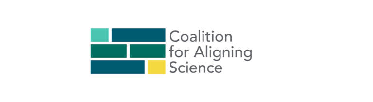 Coalition for Aligning Science logo; an organization with a track record for designing and implementing large-scale biomedical research programs to accelerate discoveries, serves as the managing entity, setting the strategy and vision for the ASAP initiative.